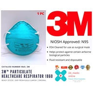 [SHIP_FROM_KL] [READY STOCK] 3M SURGICAL FACE MASK 1860 N95 ORIGINAL 1PC HEALTH CARE PARTICULATE RESPIRATOR