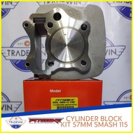 ♞SMASH115 57MM CYLINDER BLOCK KIT STEEL PITSBIKE