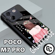 Glossy softcase poco m7 pro/case poco m7 pro Girls/case poco m7 pro glitter/casing poco m7 pro