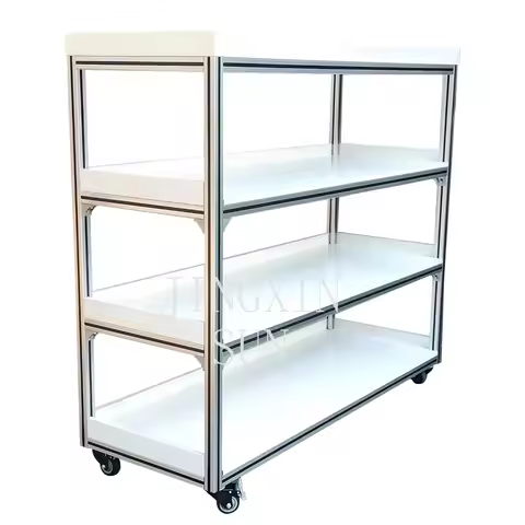 Custom movable aluminum workbench production line 4040 3030 series aluminum extrusion profile for th