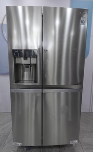 桃園二手家電 推薦-LG 樂金 775公升 門中門 對開 變頻 冰箱 GR-DP78S 冰飲機自動製冰 便宜中古2手家電