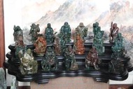 ★祥吉藝品館★ 海藻玉--十八羅漢【更多藝品選擇：壽山石/水晶/木雕/緬甸玉/古陶/骨雕/水晶柱/瑪瑙等..】