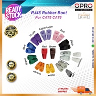 [100PCS] RJ45 Rubber Boot / RJ45 End Cap / Network Cable Connector Rubber Protector Cap (For Cat5e/C