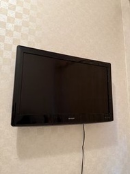 Sharp 32吋 LCD電視 舊機好用 非smart TV