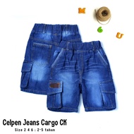 Bio Wash Cargo CK Kids Jeans Shorts 2-9 Years