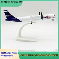 FW 1 400 model planes Air FEDEX Airlines ATR Metal scale aircraft 20cm Diecast airplane models w Whe