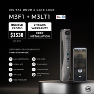 M3F1 + M3LT1 DIGITAL DOOR & GATE LOCK (FREE INSTALLATION)