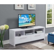 TV Cabinet 8 Ft - All White