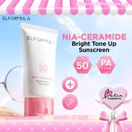 [ YOUNG ] ELFORMULA Nia-Ceramide Bright Tone Up Sunscreen SPF 50 PA++++ 30 ML | 4in1 Smart Tone Up S
