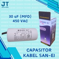 Capacitor 30uF Cable Capacitor Original 450 VAC SAN-EI/