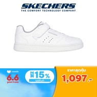 Skechers สเก็ตเชอร์ส รองเท้าเด็กผู้ชาย Boys SKECHERS BTS Street Quick Street Shoes - 405638L-WHT