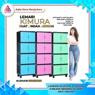 Kimura 4-Tier Plastic Wardrobe / Tri J 4-Tier Jumbo Plastic Wardrobe / Jumbo 4-Tier Wardrobe