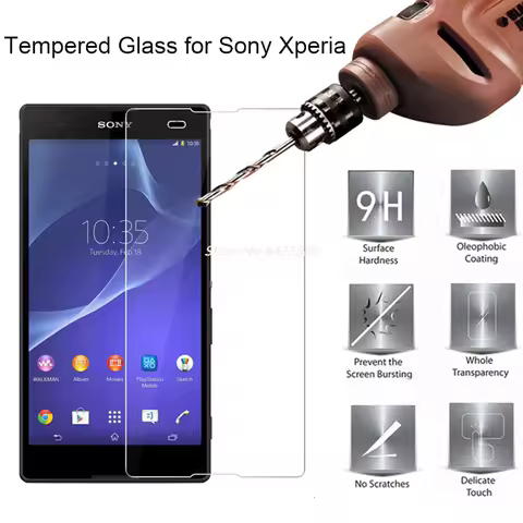 Phone Tempered Glass for Sony Xperia XA2 Ultra XA1 Plus Front Film Screen Protector Film for Sony X 