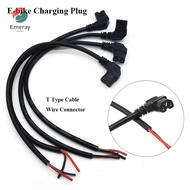 EMERAY E-bike Charging Plug Cable Wire Connector Interface Cable Wire 6 Styles T Type Cable