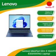 LENOVO IDEAPAD SLIM 5 16AHP9 83DD0001MJ Laptop (16"/OLED 2K IPS/R7-8845HS/AMD Radeon/512GB SSD/16GB 