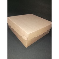 Kraft / Brown Food Box Cardboard Size 16x16 18x18 R6 R8