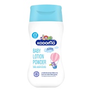 Lotion 400ml สีฟ้า-Kodomo Baby Lotion Powder (Blue) โคโดโม แป้ง เด็ก เนื้อโลชั่น 400 มล. ไร้ฝุ่น ไม่