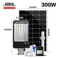 KONIG 300W 600W 1000Wโคมไฟโซล่าเซล โคมไฟถนน โคมไฟติดผนัง โคมไฟสปอร์ตไลท์ Solar Light ไฟสปอตไลท์ ไฟถน