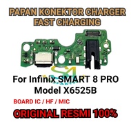 FLEXIBLE CONNECTOR INFINIX SMART 8 MODEL X6525B CONNECTOR BOARD CHARGER MIC HF CAS