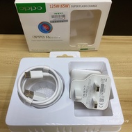 OPPO GAN 125W(65W) Super Flash Charge Reno 4 Charger Mini (Adapter+Cable)