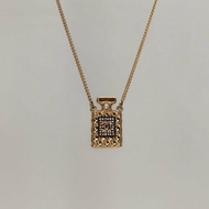 CHANEL 合金5號香水瓶水鑽項鏈項鍊