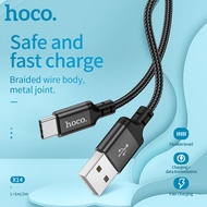 HOCO สายชาร์จเร็วไมโคร USB Type-Cสายชาร์จ X14 Type C สำหรับ Samsung Xiaomi Huawei P10/P10 Pro/mate 10 /Mate 20 Pro/ V10 SuperCharge USB C