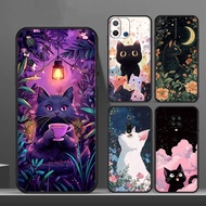 Redmi Note 9 9S 9 Pro 9T Note 10 Pro 10T 10 Pro Cat Silicone Phone Case