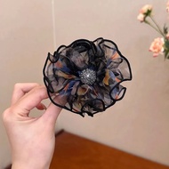 MM Fashion colored flower lace hair clip HR-47