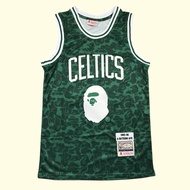 Celtics NBA Bathing Ape Jersey Unisex Singlet