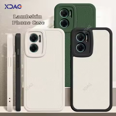 Lambskin Square Phone Case for Xiaomi Redmi Note11 Note 11 E 11E 11T Pro Plus 11R 11S SE 5G Soft Ori