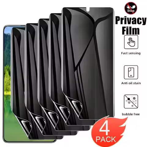 4Pcs Privacy Hydrogel Film For OPPO Find X5 Pro X6 X3 Pro X3 Neo Anti Scratch Screen Protector Witho