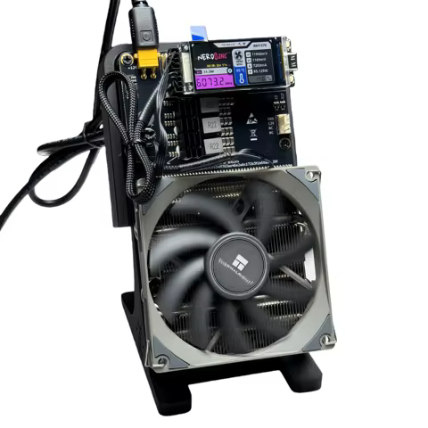 Brand New NerdQaxe++ Rev 6.1 6Th/s 100W Solo Miner for BTC Miner-Black