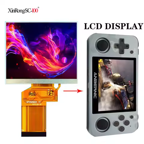 3.5 inch TFT LCD screen RG350 game console display screen IPS full view high-definition screen plug 