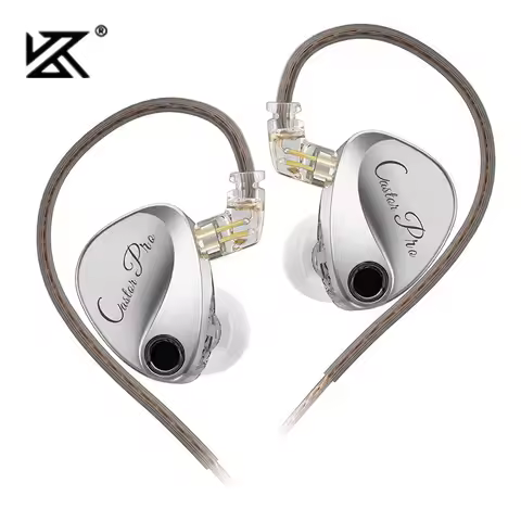 KZ Castor PRO in Ear Earphones Dynamic High-end Tunable Earbuds HiFi Sound Quality Bass Headsets Mus