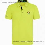 Munsingwear/munsingwear Golf Mens Short-Sleeved T-Shirt Summer Fashion Refreshing Sports POLO Shirt Customization