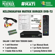 Receiver Tv | Set Top Box Tv Digital Matrix Burger Hijau Receiver Tv