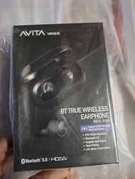 原價$1288 Avita bea--1000 專業級 耳機 ANC 降噪運動真無線藍芽耳機