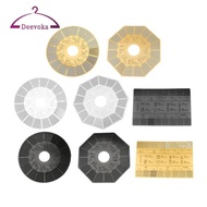 [deevoka] Coffee Grind Ruler Stainless Steel Coffee Grind Measuring Ruler Coffee Grinding Range Refe