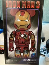 Bearbrick iron man damaged 400%