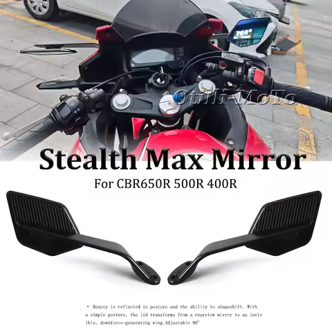 Motorcycle New Rearview Mirror For Honda CBR 650R cbr650r CBR500R CBR 400 R 2019-2025 Aluminum Adjus