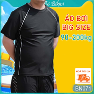 Áo bơi cỡ siêu lớn cho nam giới big size, người béo mập đến 200kg, phom rộng rãi thoải mái, thun lạn