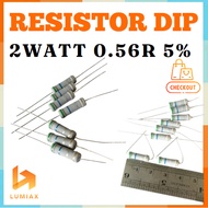 R resistor 2w 2Watt 0.56R 0.56ohm 0R56 0.56ohm 2 watt tolerance 5% 0R56