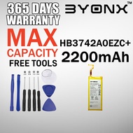 BYONX Battery Bateri HB3742A0EZC+ for Huawei P8 Lite / GR3 / Y3 2017 / Y3 2018 (2200mAh)