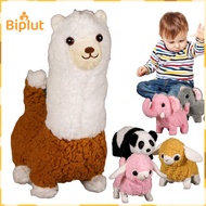 Realistic Plushie Kids Electric Plush Toy – Walking Robot Elephant Sheep Alpaca Panda Plushie for To