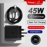 45W 25W Fast Charger UK Plug PD Type C To Type C Cable For Samsung Galaxy S26 S25 S24Plus S23 S22 S2