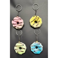 SQUISHY KEYCHAIN/ANTI STRESS SQUEEZE TOY (DONUT & BUN)