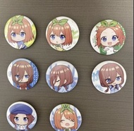 日谷qualia扭蛋《五等分的花嫁》,正版扭蛋徽章