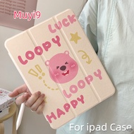 INS Creative Cartoon Funny Cute Loopy For IPad10.2 Shell Ipad10th 10.9 Mirror Cover Mini6 Case Ipad9.7 Cover Air4/5 Anti-fall Case Pro11/ipad12.9 Anti-bending Cover Ipad Gen9 Shell