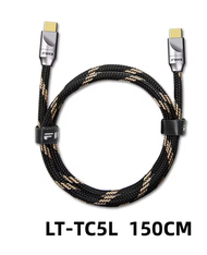 Fiio Lt-Tc5 Usb Silver-Plated Pure Cooper Digital Audio Type C To Type C Cable Digital Audio Switchi