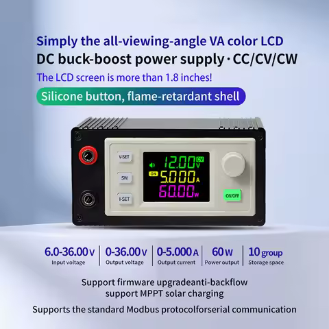 SK60X/SK120X CNC Lift-off DC Adjustable Voltage Regulator Constant Voltage Constant Current Solar Ch